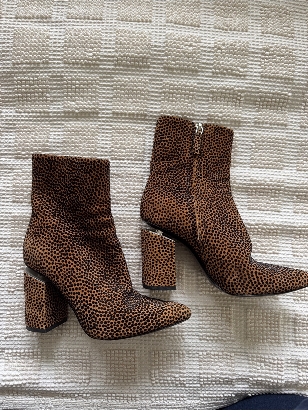 Alexander Wang Leopard-Print Suede Ankle Boots - Brown/Black